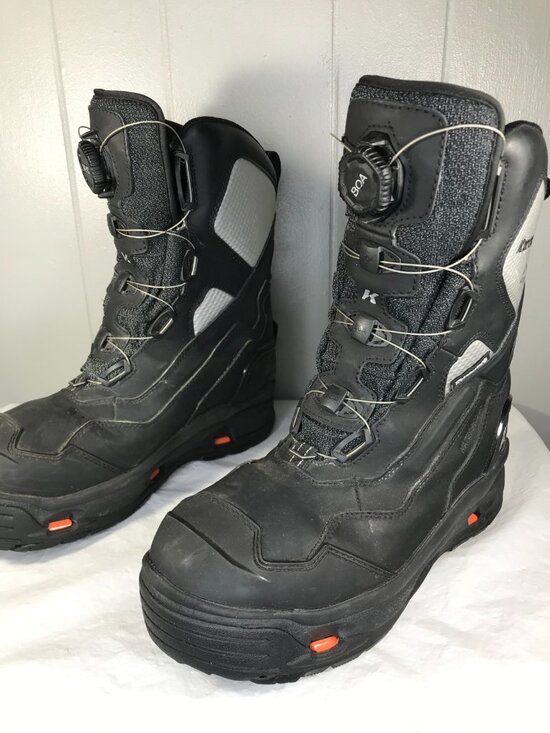 Korkers Polar Vortex 1200 Boots Mens Size 10 1200g Black Insulated Waterproof main image 8